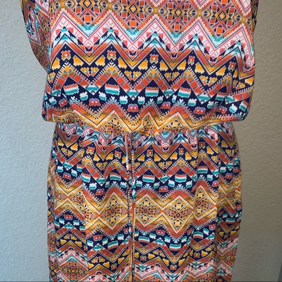 City Triangles multicolor sleeveless dress size M - Picture 6 of 9